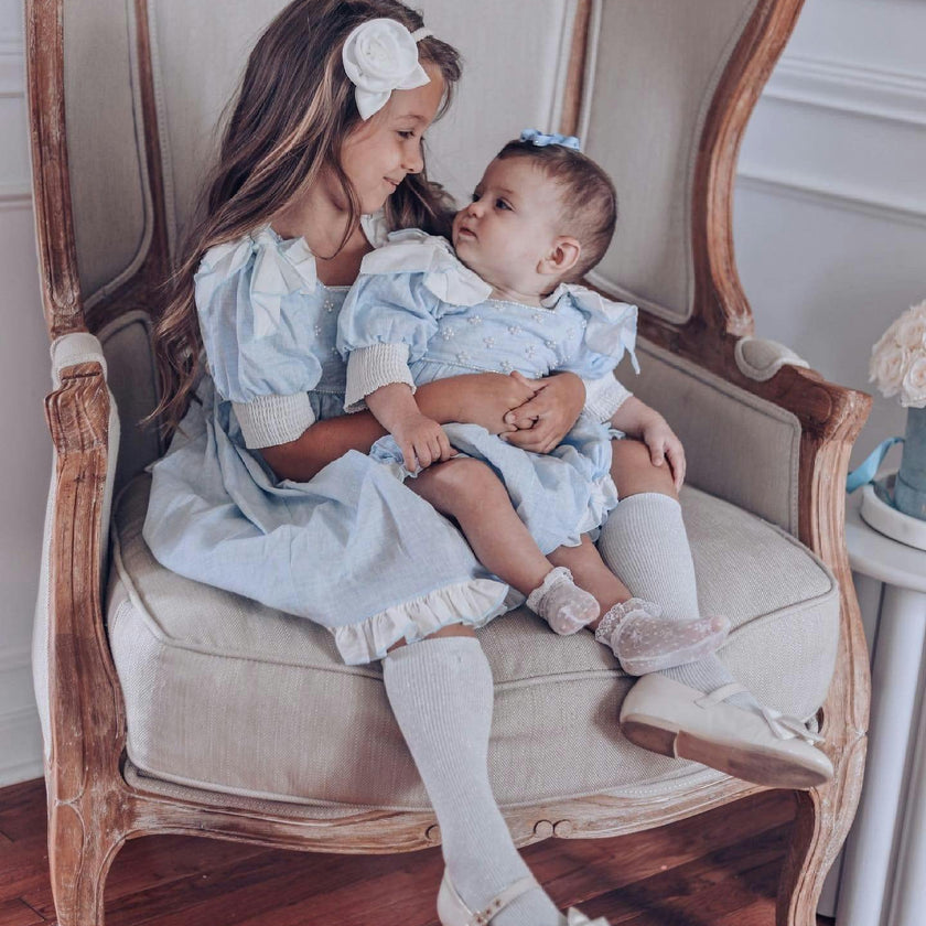 Charlotte Baby Blue Linen Dress