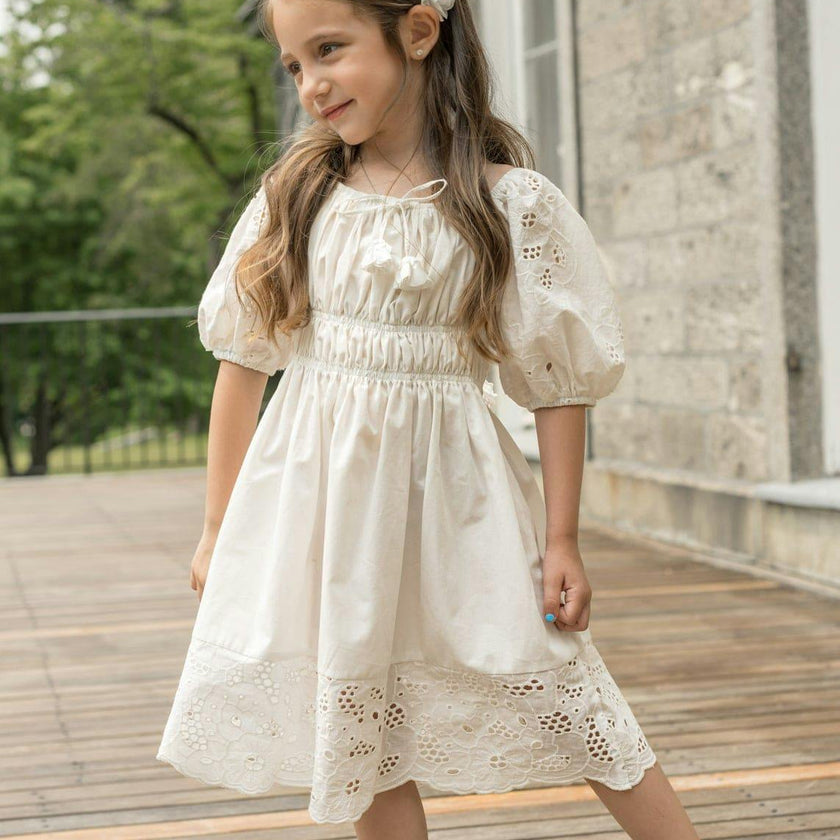 Blanca White Cotton Dress
