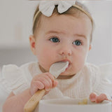 Silicone & Wooden Spoon & Spork Set