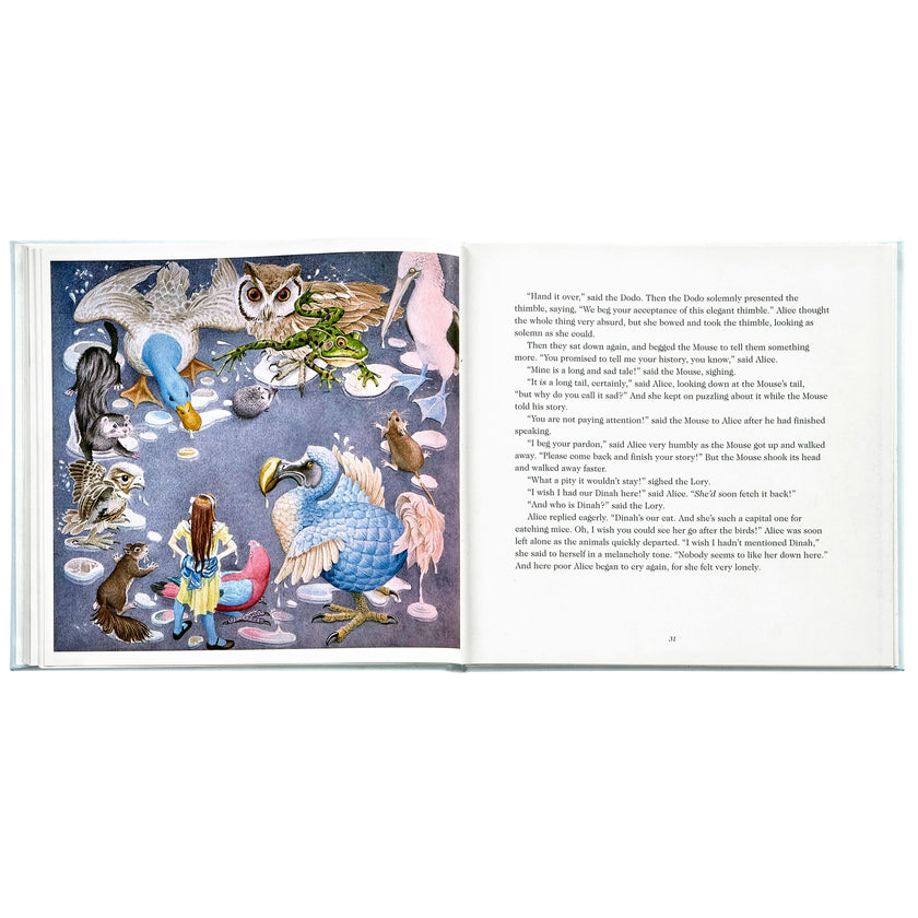 Alice's Adventures in Wonderland Leather Bound Classic Children's Book