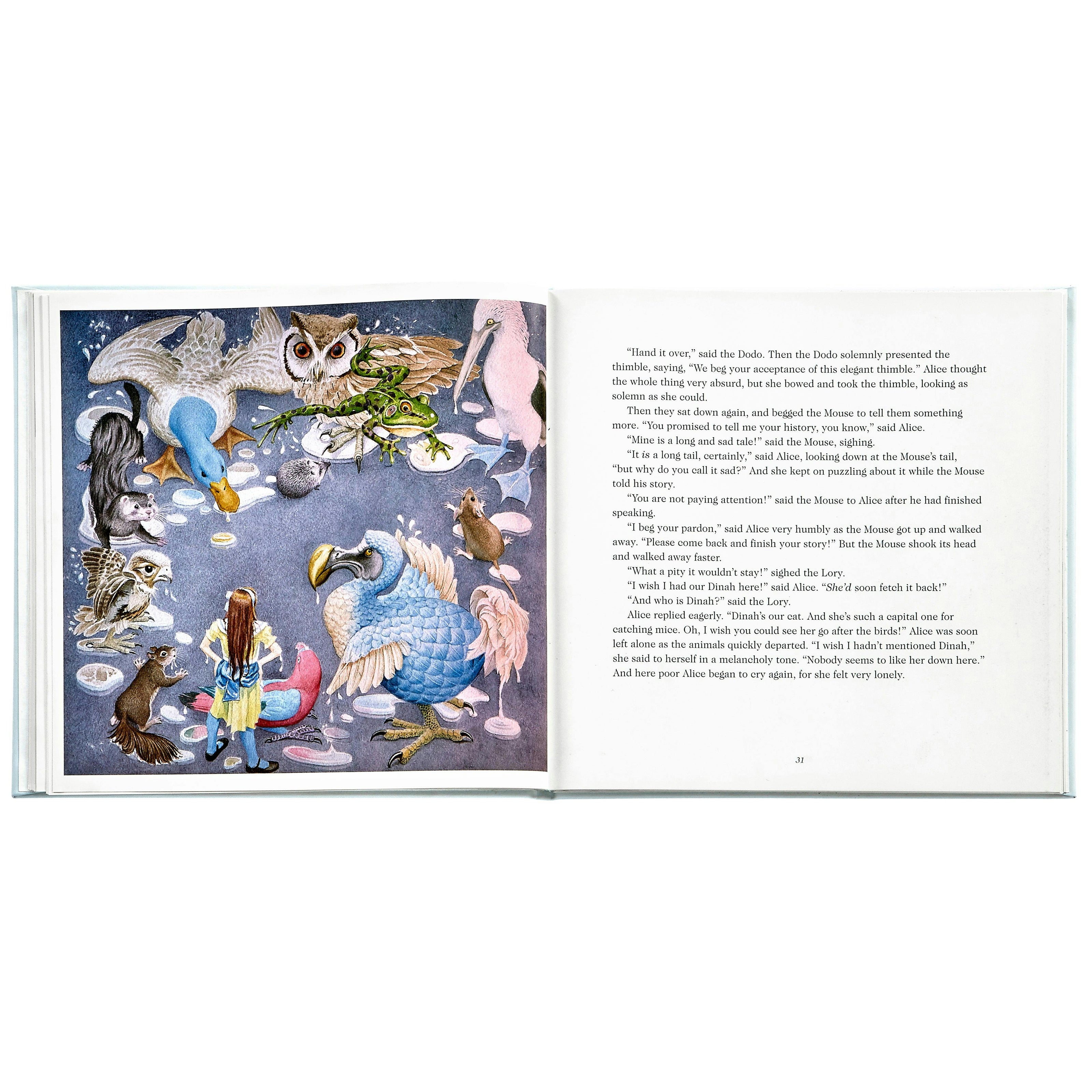 Alice's Adventures in Wonderland Leather Bound Classic Children's Book