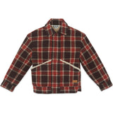 BONTON Mao Plaid Jacket  - Carbone