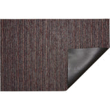 Skinny Stripe Shag Floor Mat, Purple