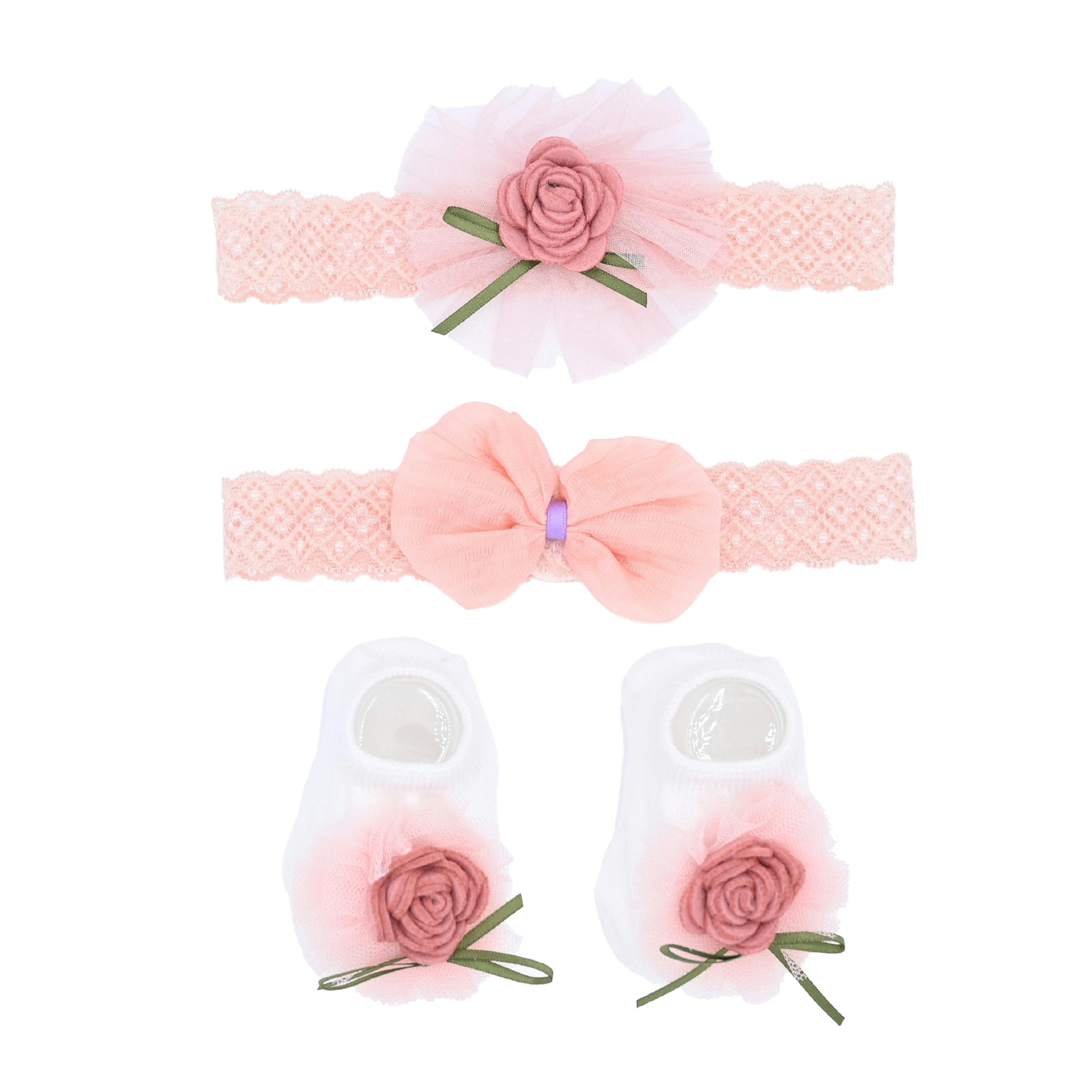 Lace Headband & Sock Gift Set
