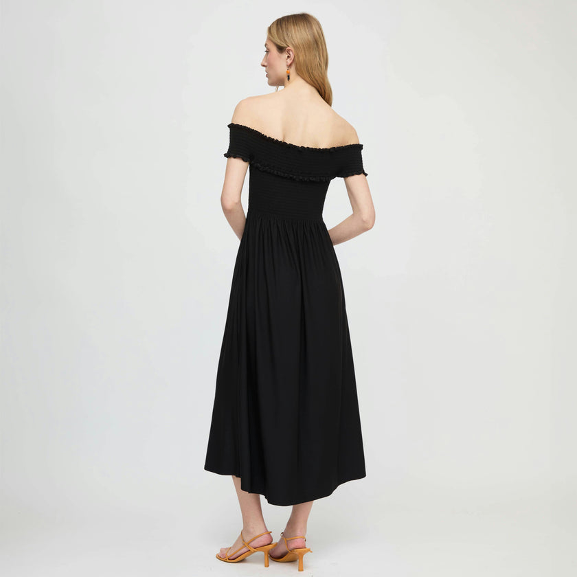 The Marguerite Nap Dress - Black