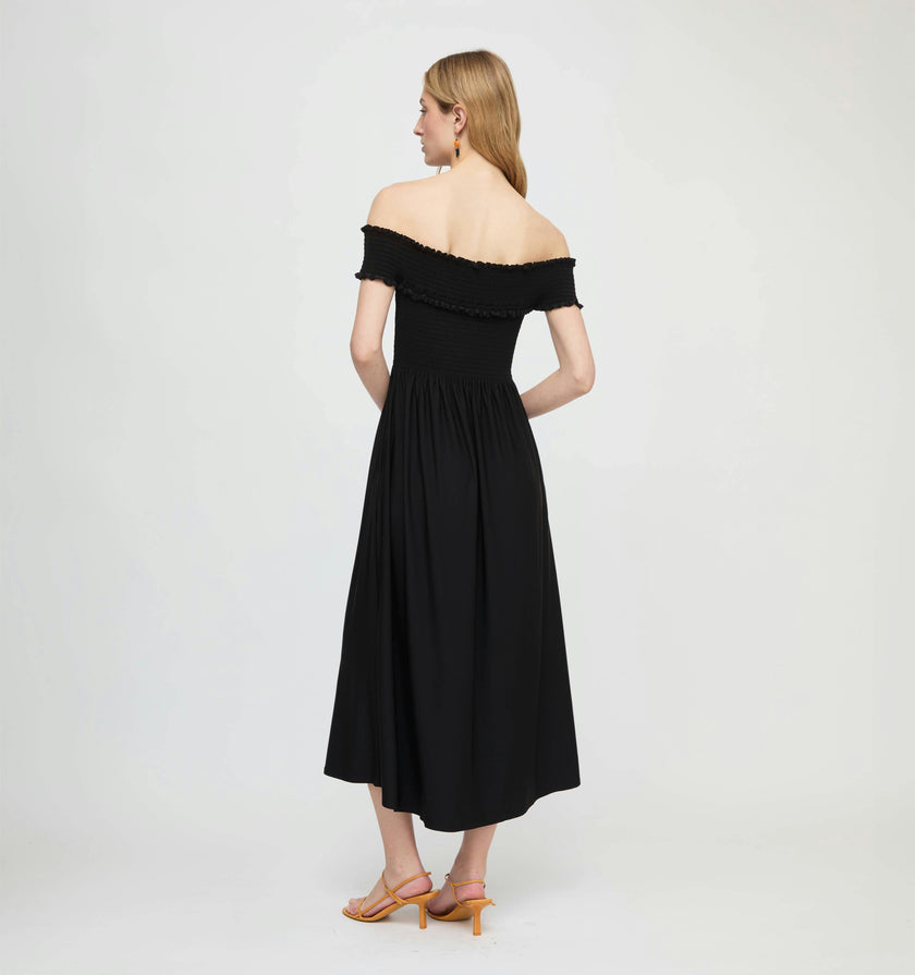 The Marguerite Nap Dress - Black