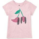Cherry Dogs Graphic Tee, Yellow