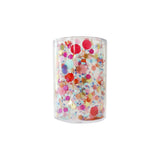 Celebrate Every Day Confetti Pen Cup Organizer - Double Wall Clear Acrylic Desk Organizer with Trapped Multicolor Confetti for Home and Office