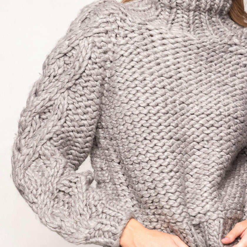 Allegra Sweater in Gray