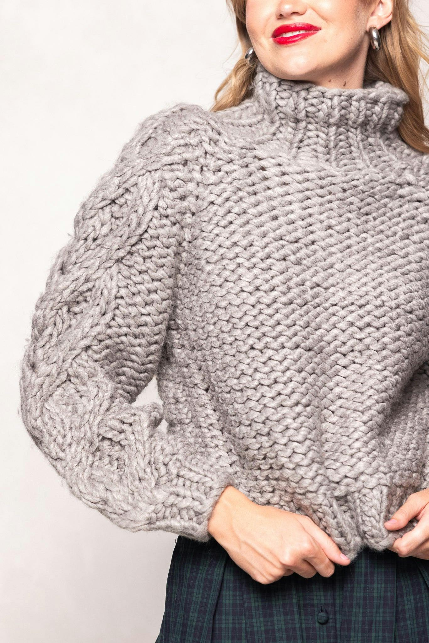 Allegra Sweater in Gray