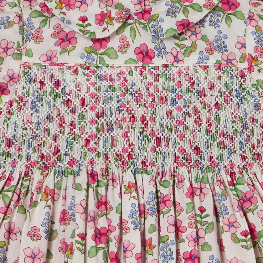 Hand-Smocked Baby Dress - Hillary