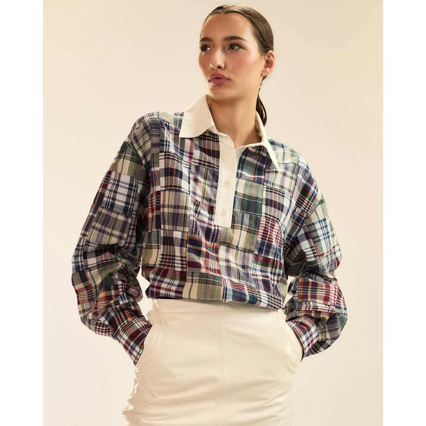 Marisol Madras Rugby Shirt