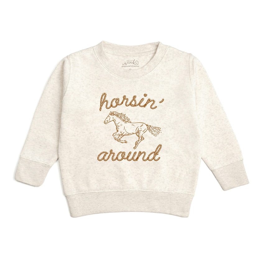 Horsin' Around Western Sweatshirt