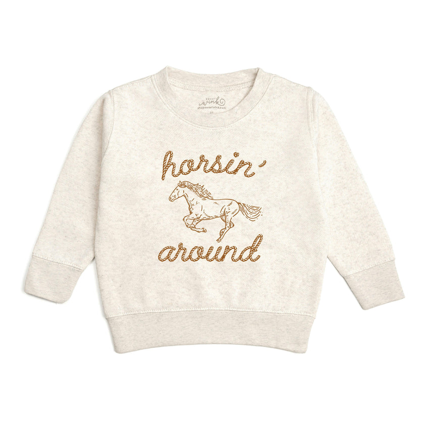 Horsin' Around Western Sweatshirt