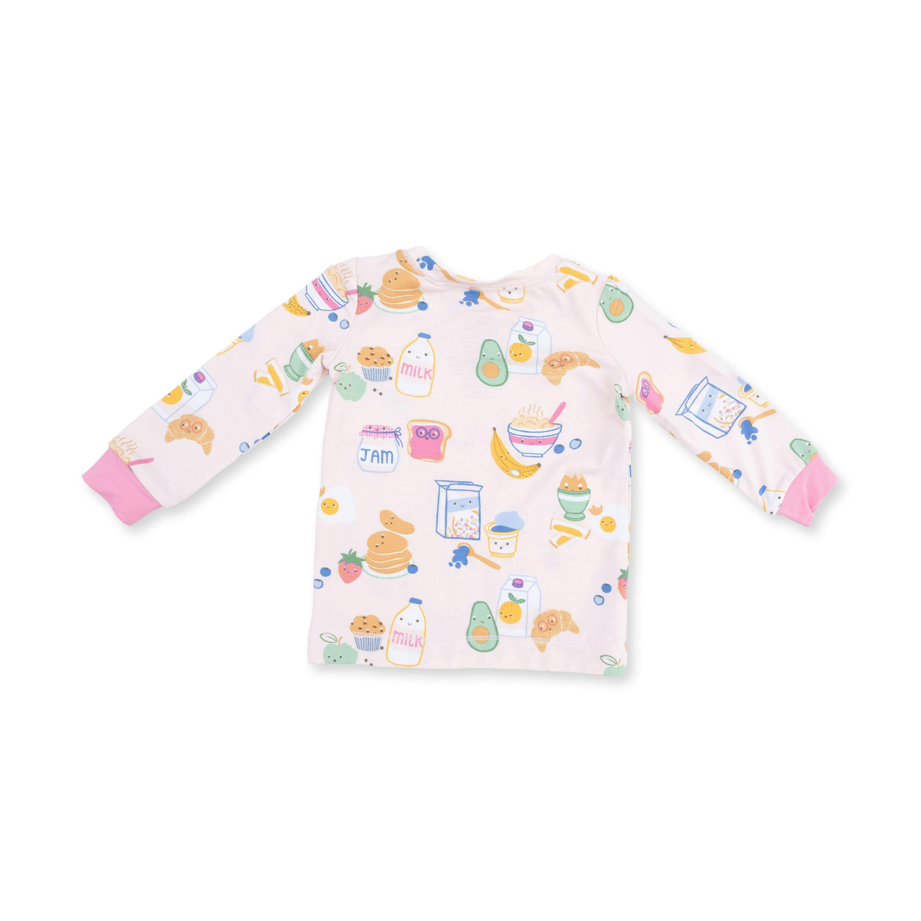Breakfast Club Pink - Long Sleeve Loungewear Set