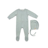 Knit Pointel Footie