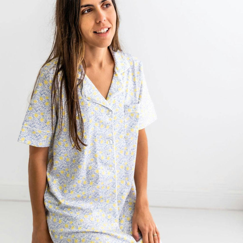 Lemons Woman's Pima Cotton Nightdress