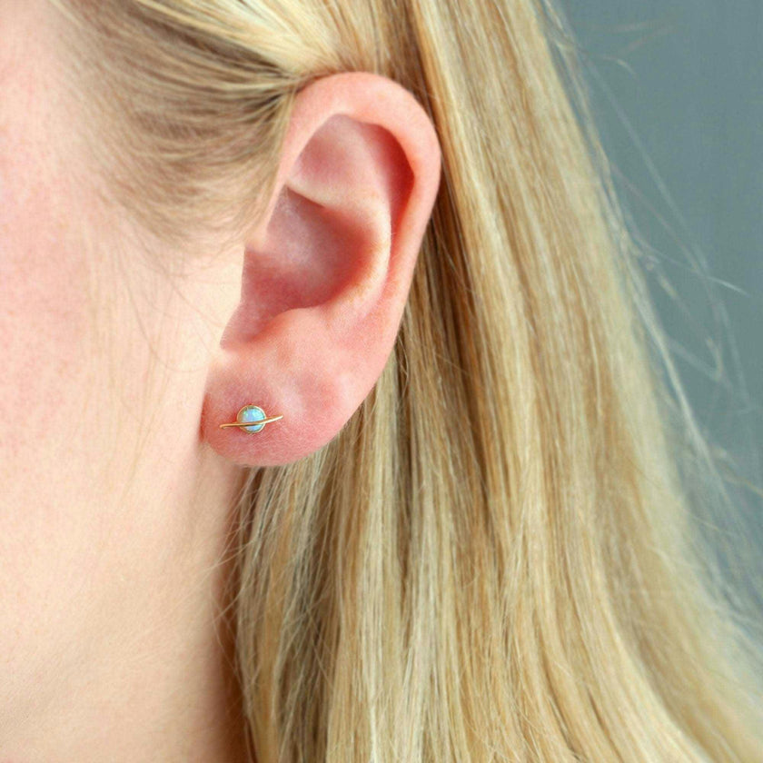 Saturn Stud Earrings