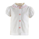 Rosebud Embroidered Blouse
