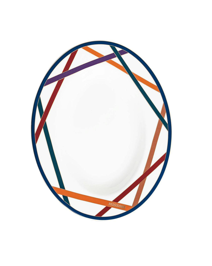 Pickle Dish NASTRI  Multicolor diam. 9"
