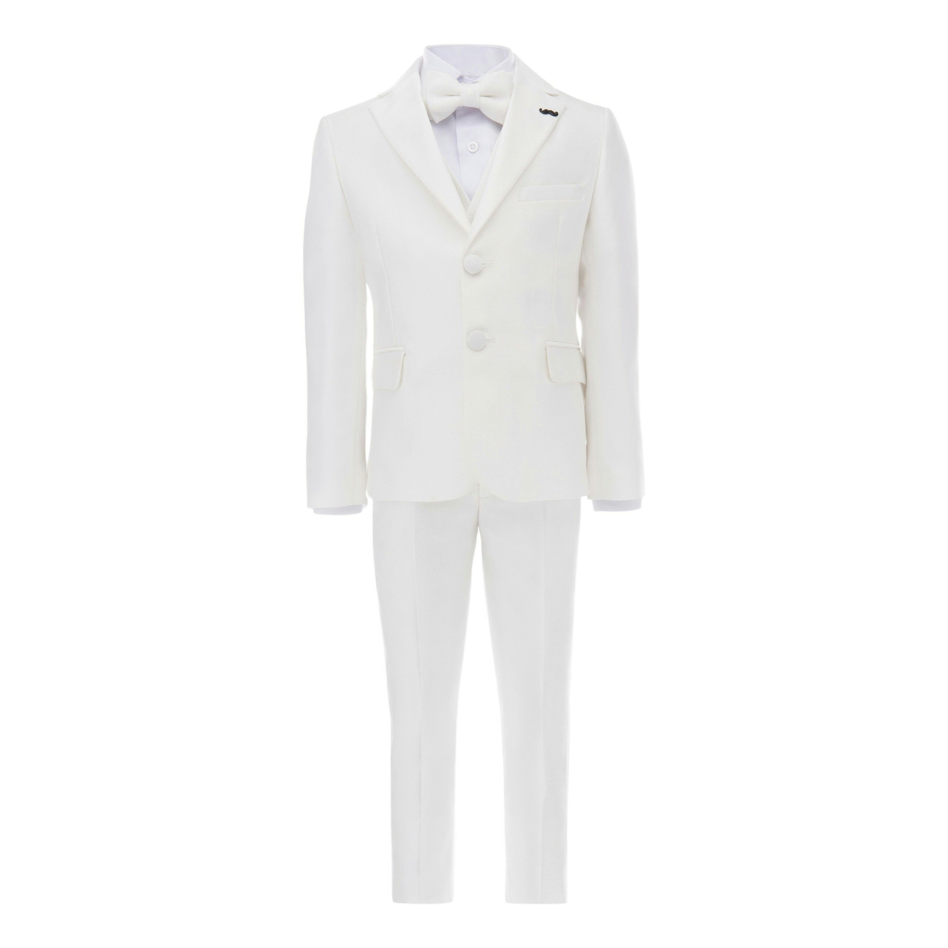 Cream 5pc Peak Lapel Tuxedo