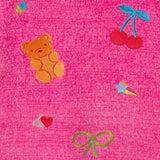 Girls (4-6x) Chenille Sweater| Pink Icons