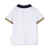 White Short Sleeve Polo Shirt