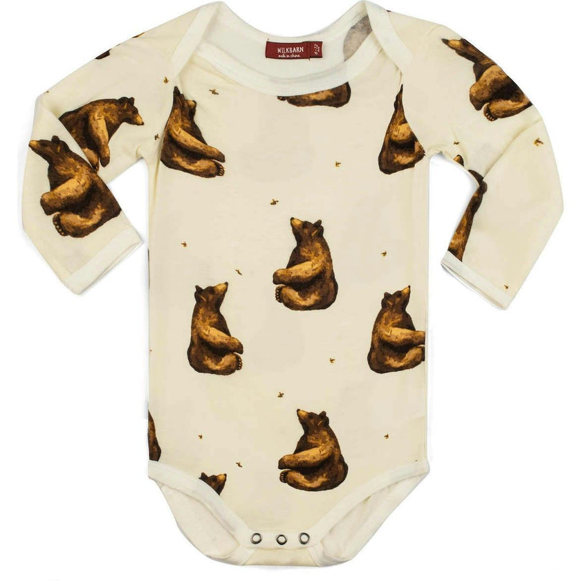 Honey Bamboo Long Sleeve One Piece