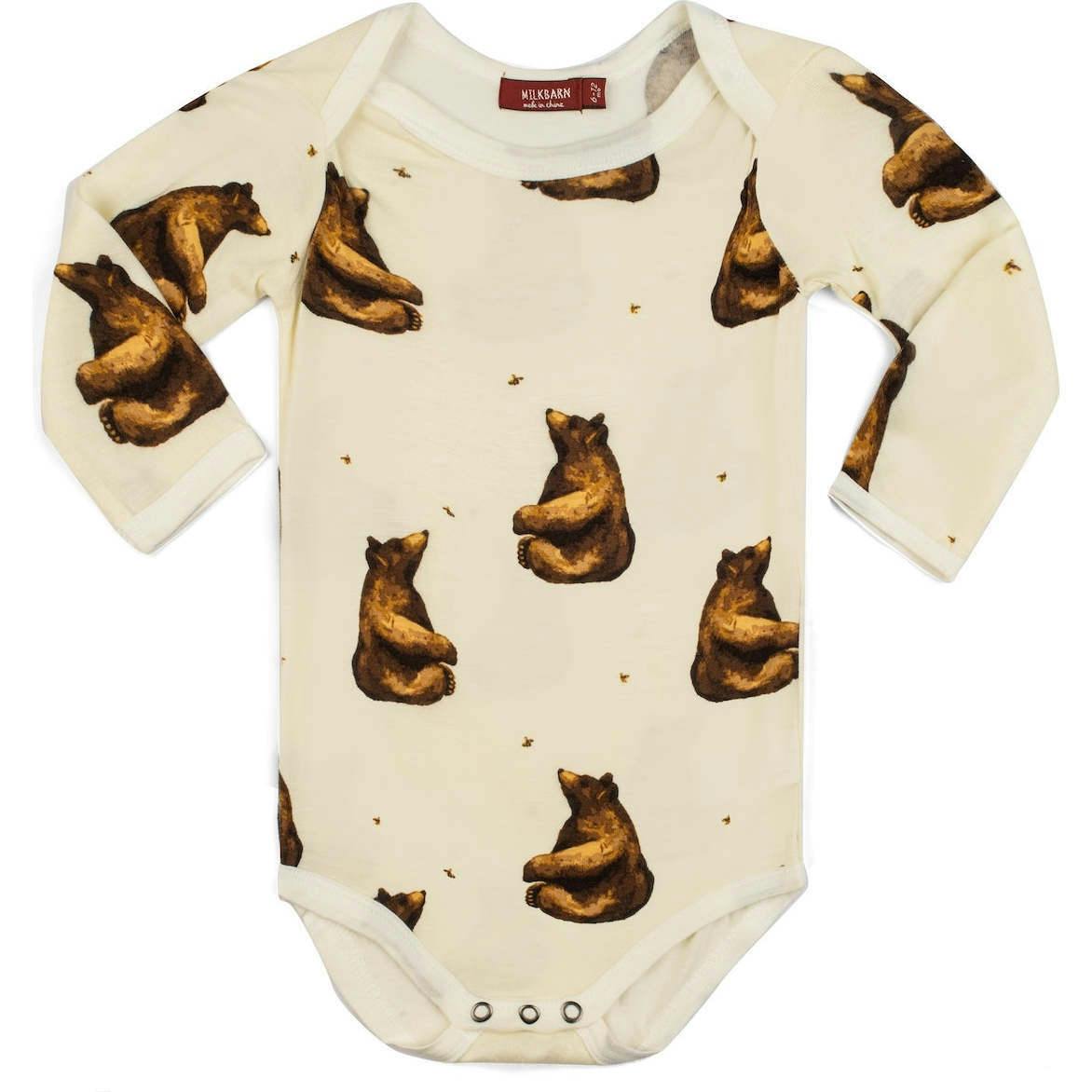 Honey Bamboo Long Sleeve One Piece
