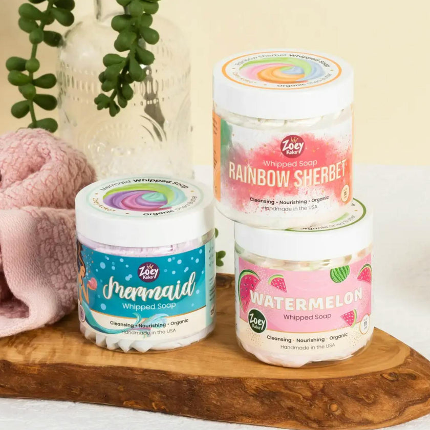 Rainbow Sherbet Whipped Soap