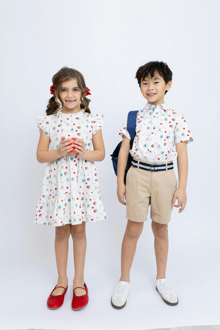Back to School Ruffle Dress