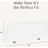 Twin/Full Bed Guardrail in White