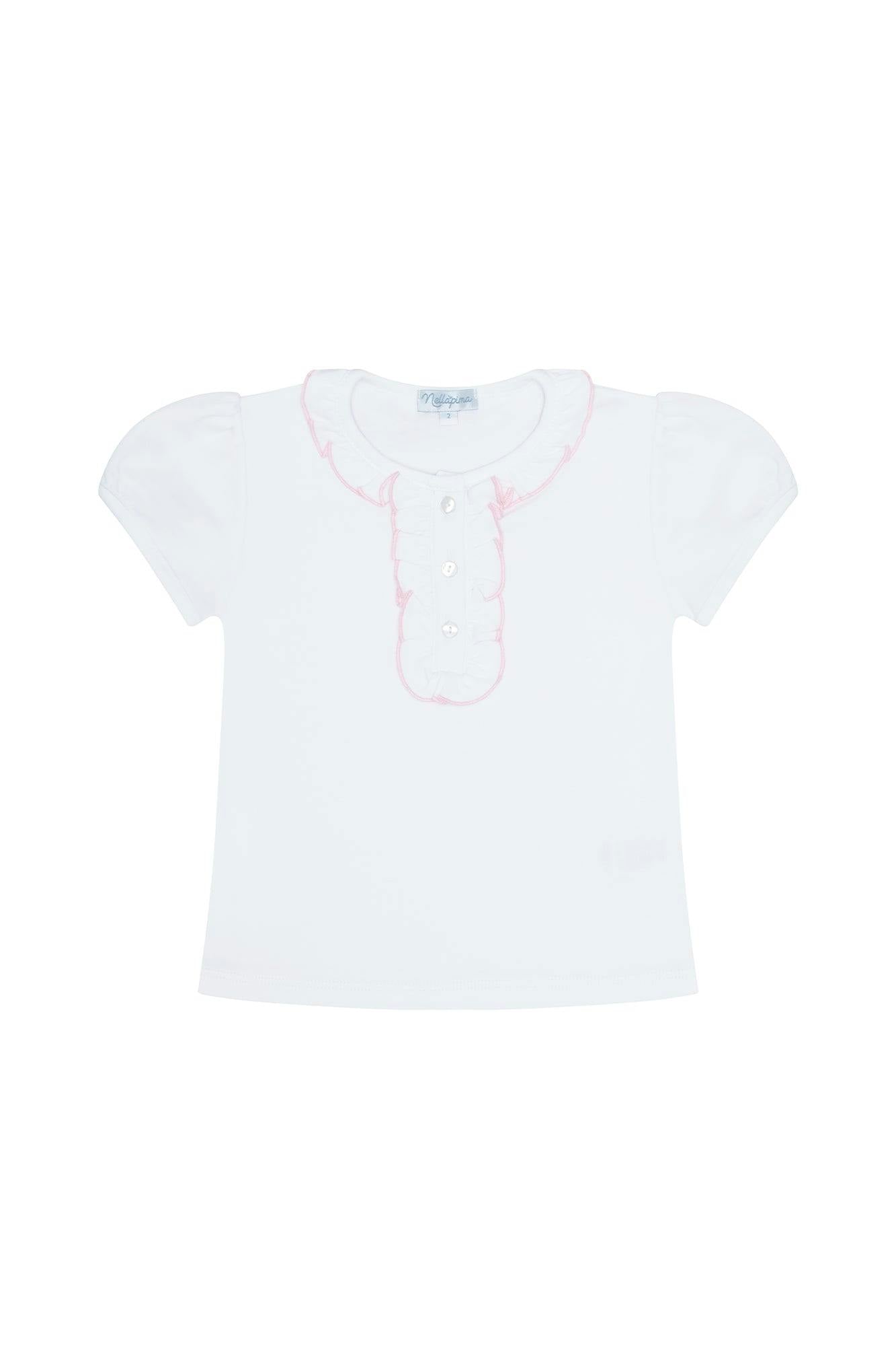 Ruffle Short Sleeve Tee