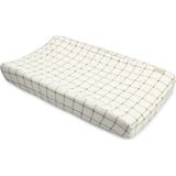 Organic Cotton Check Change Pad Cover