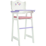 Olivia's Little World Wooden Baby Doll High Chair