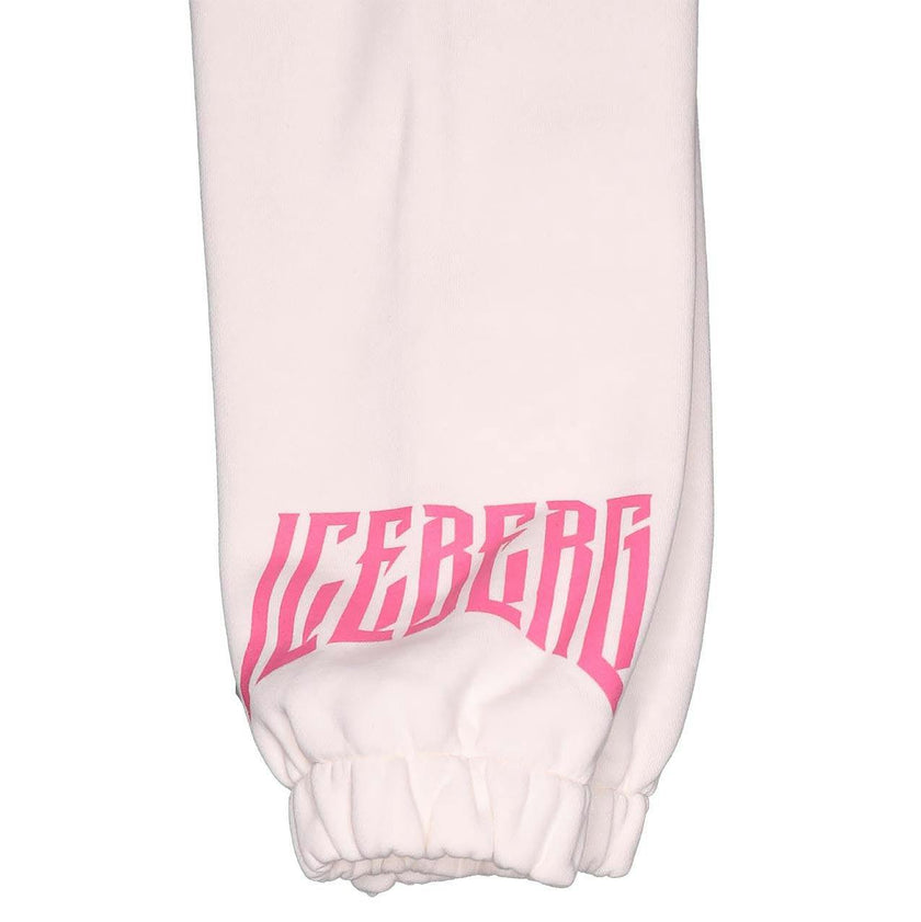 ICEBERG Light Pink Logo Sweatpants