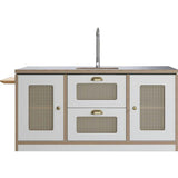 Macedon Breakfast Bar – Modern Play Island with Stools Included