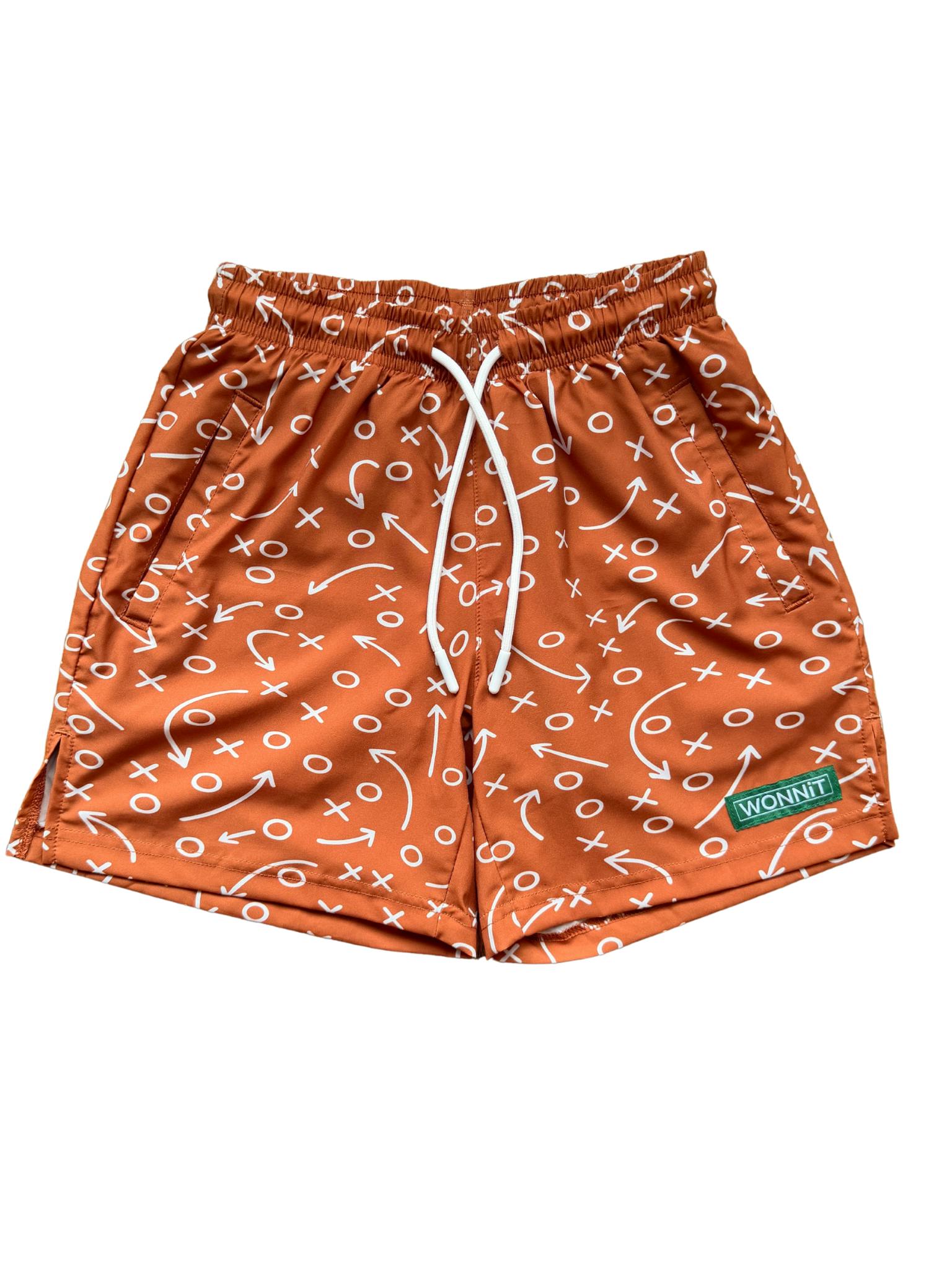 Gettin' Route-y: Burnt Orange Boys Shorts