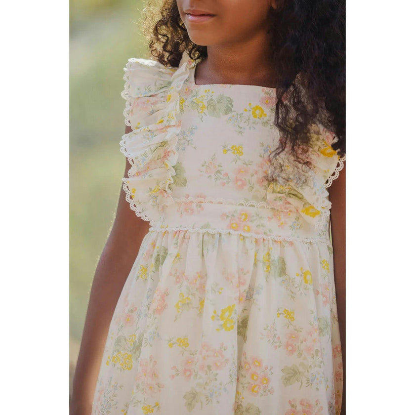 TARTINE ET CHOCOLAT Floral Whimsy Dress