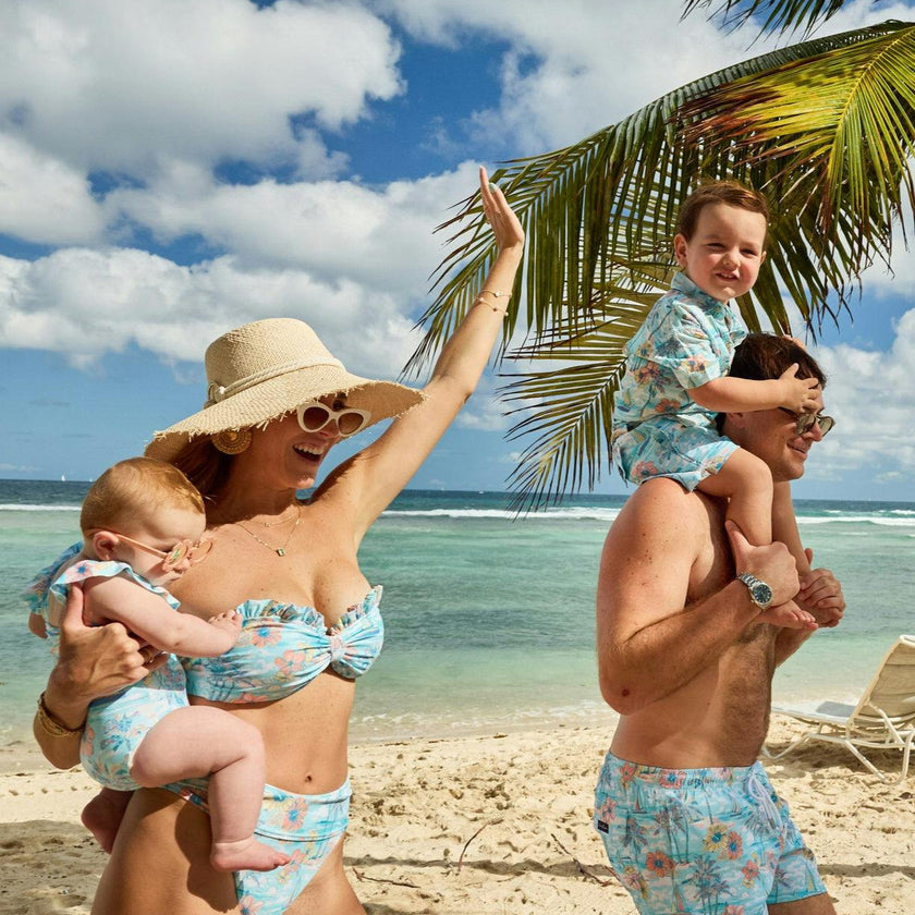 The BVIs - Girls Ruffle One Piece UPF 50+