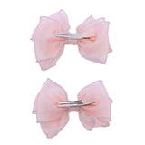 Shimmering Bow Hairclip Set