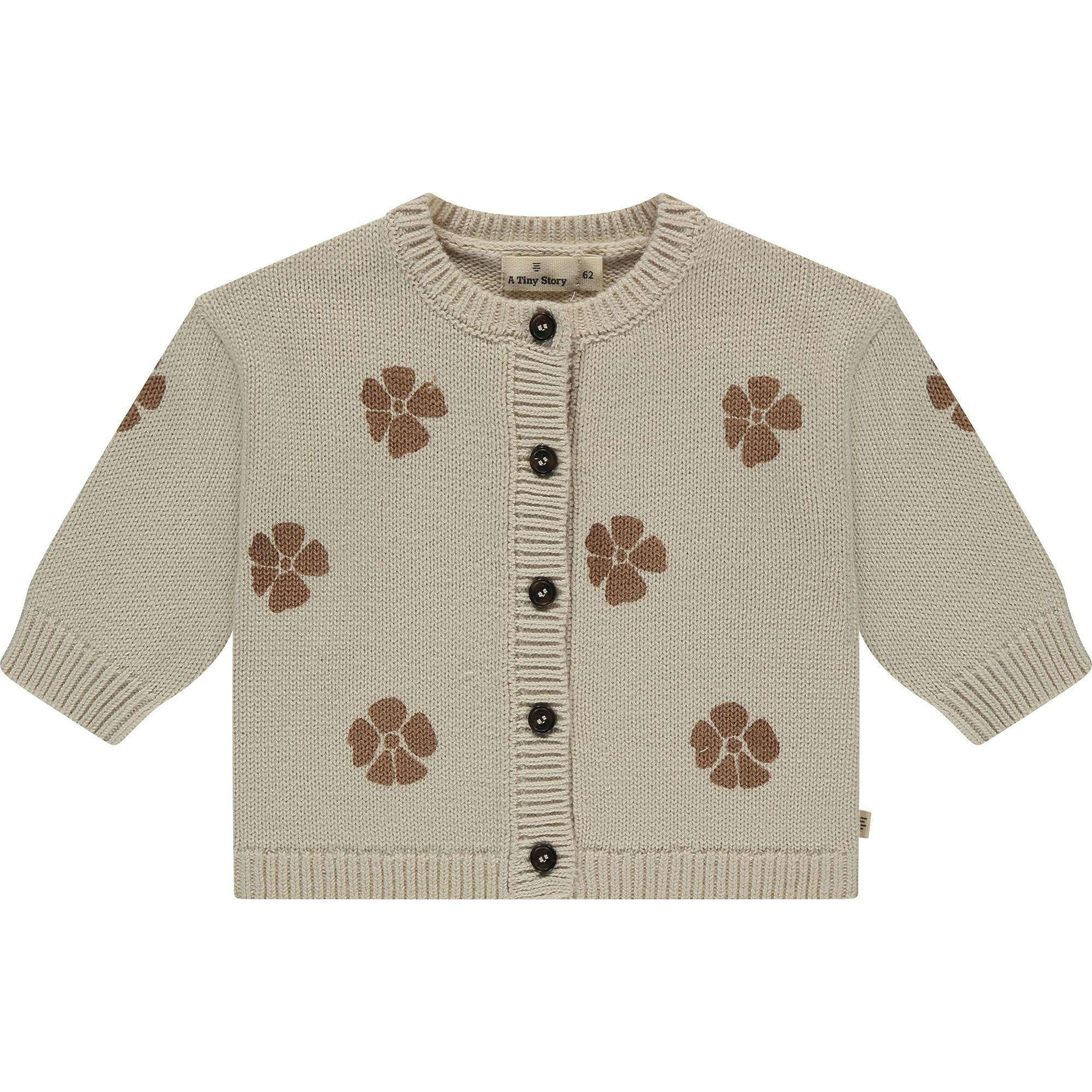 Knit Floral Cardigan