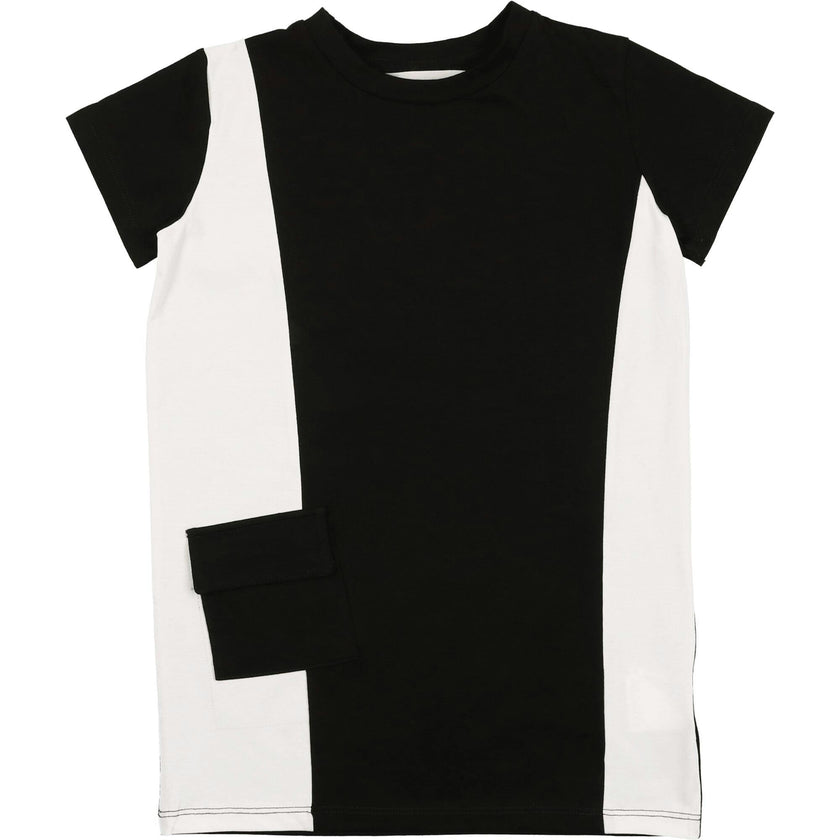 Colorblock Pocket Short Sleeves Tee