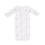 Carousel with Bows - Kimono Gown & Knot Headband