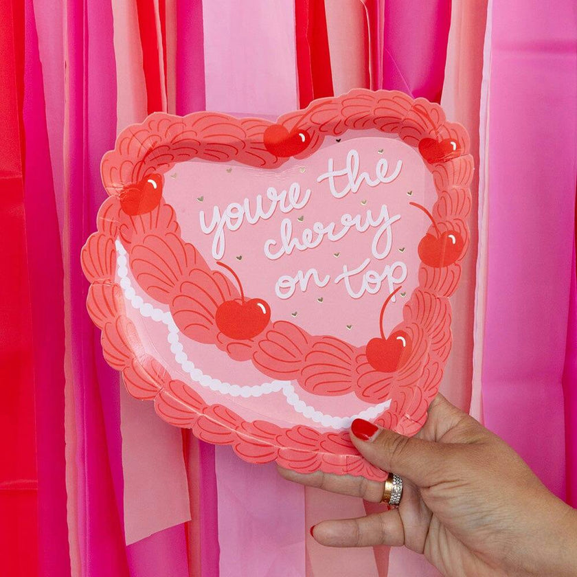 You're The Cherry On Top Dessert Plates