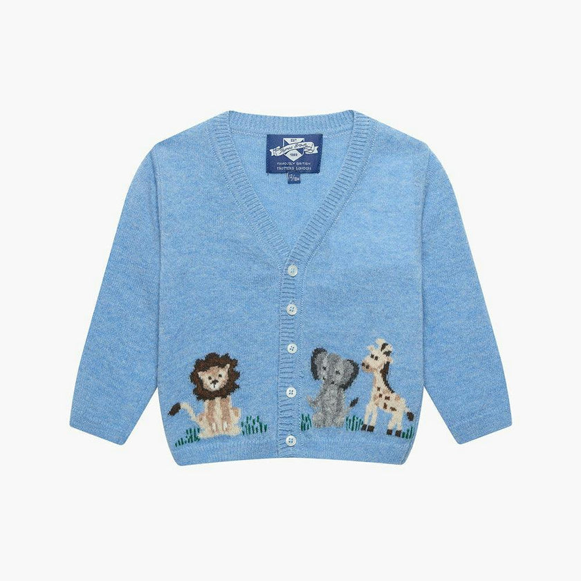 Baby Augustus Lion & Friends Cardigan