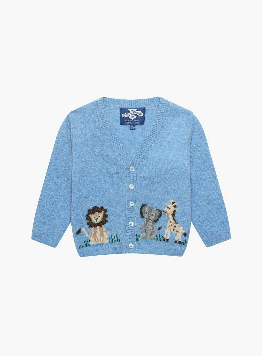 Baby Augustus Lion & Friends Cardigan