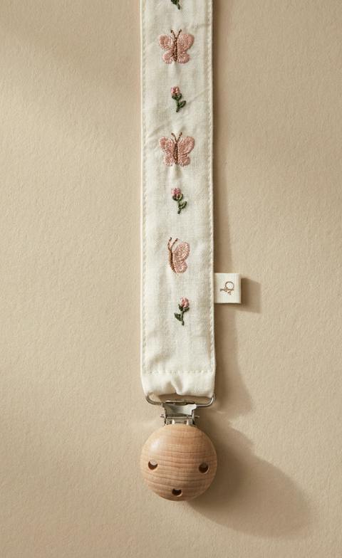 Pacifier Clip Holder (Swan, Butterfly)
