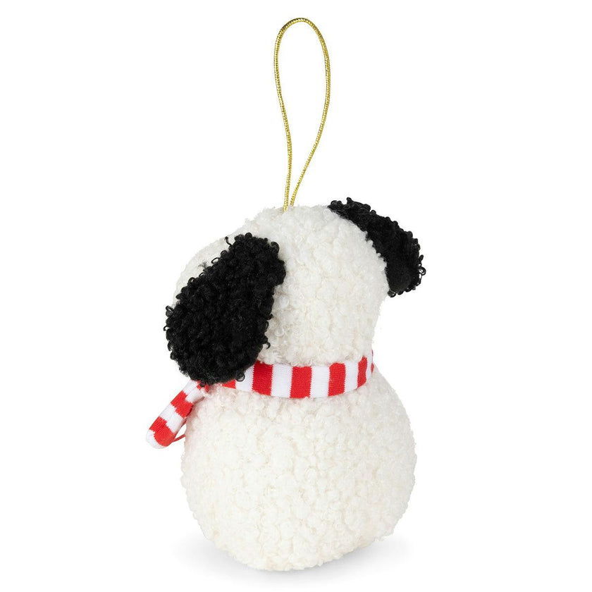 Plush PEANUTS SNOOPY ECO Tiny Teddy Cream Snowman 4"