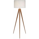 Romanza 61.81" Postmodern Tripod Floor Lamp with Drum Shade